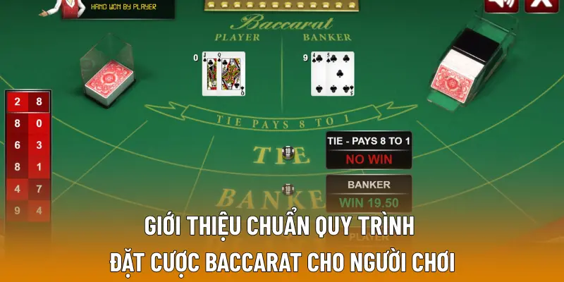 Giới thiệu chuẩn quy trình đặt cược Baccarat cho người chơi